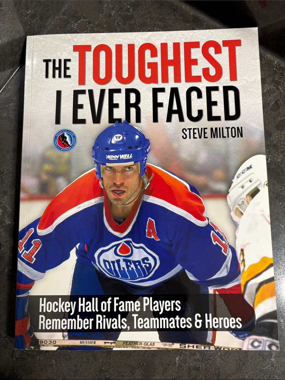 Steve Milton The Toughest I Ever Faced - Blue Hockey Book